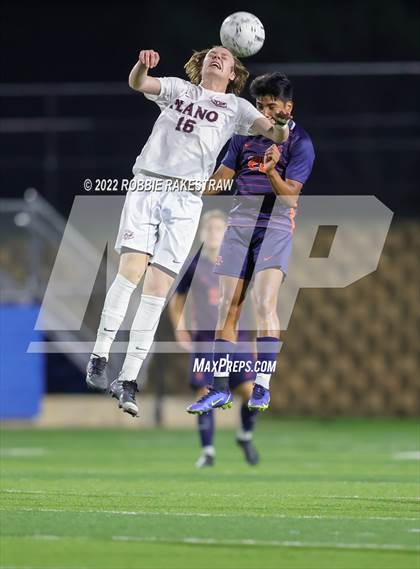 Thumbnail 1 in Seven Lakes vs. Plano (UIL 6A Boys Soccer State Semifinal) photogallery.