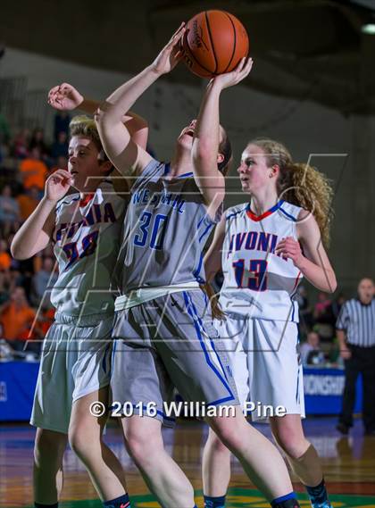 Thumbnail 3 in Livonia vs. Westhill (NYSPHSAA Class B Final) photogallery.