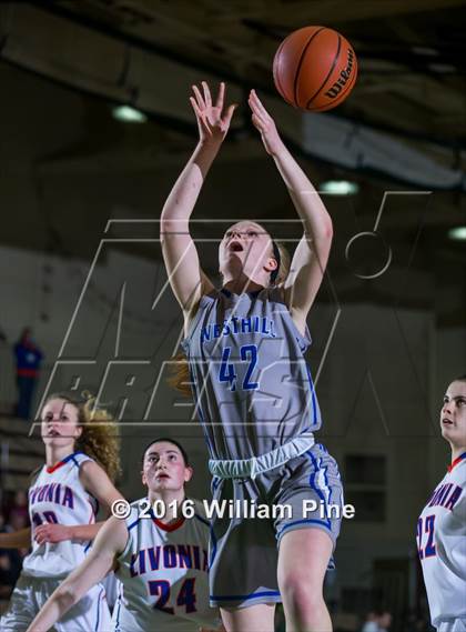 Thumbnail 3 in Livonia vs. Westhill (NYSPHSAA Class B Final) photogallery.