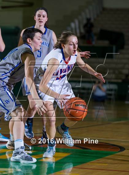 Thumbnail 3 in Livonia vs. Westhill (NYSPHSAA Class B Final) photogallery.