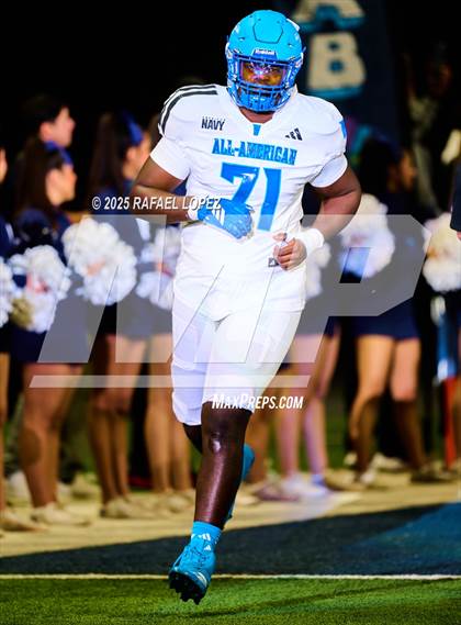 Thumbnail 1 in Navy All-American Bowl photogallery.