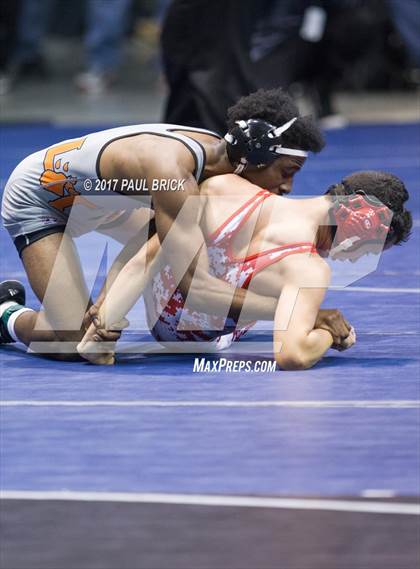 Thumbnail 1 in UIL Boys Wrestling Championships (Day 1) photogallery.