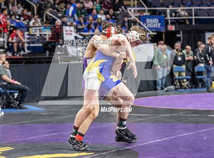 Thumbnail 1 in NYSPHSAA D2 Wrestling Championships (Semifinals 99 - 145 lbs) photogallery.