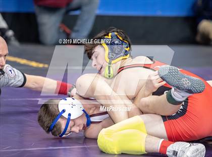 Thumbnail 2 in NYSPHSAA D2 Wrestling Championships (Semifinals 99 - 145 lbs) photogallery.