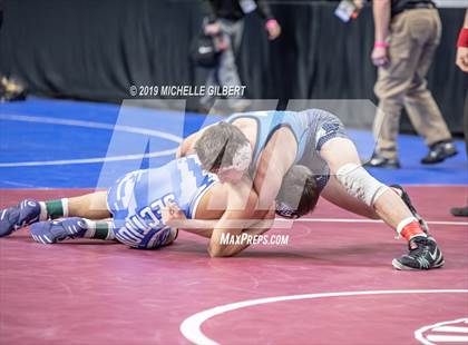 Thumbnail 2 in NYSPHSAA D2 Wrestling Championships (Semifinals 99 - 145 lbs) photogallery.