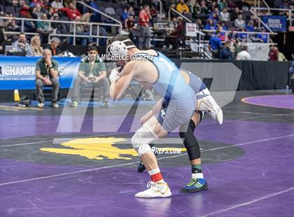 Thumbnail 3 in NYSPHSAA D2 Wrestling Championships (Semifinals 99 - 145 lbs) photogallery.