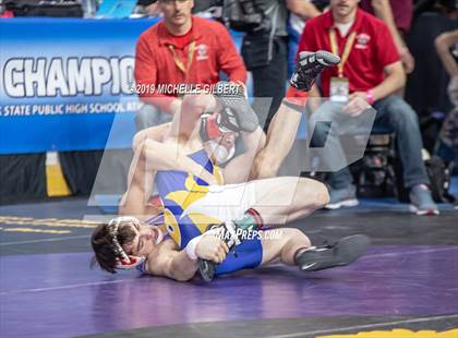 Thumbnail 1 in NYSPHSAA D2 Wrestling Championships (Semifinals 99 - 145 lbs) photogallery.