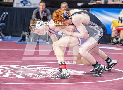 Thumbnail 2 in NYSPHSAA D2 Wrestling Championships (Semifinals 99 - 145 lbs) photogallery.