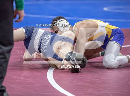 Thumbnail 2 in NYSPHSAA D2 Wrestling Championships (Semifinals 99 - 145 lbs) photogallery.