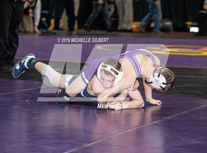 Thumbnail 1 in NYSPHSAA D2 Wrestling Championships (Semifinals 99 - 145 lbs) photogallery.