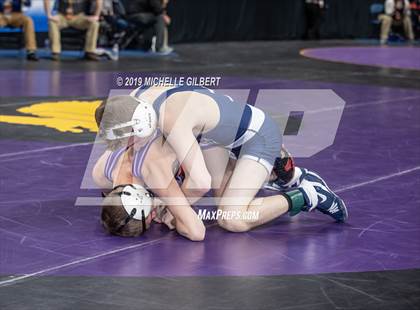 Thumbnail 2 in NYSPHSAA D2 Wrestling Championships (Semifinals 99 - 145 lbs) photogallery.
