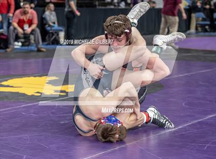 Thumbnail 2 in NYSPHSAA D2 Wrestling Championships (Semifinals 99 - 145 lbs) photogallery.