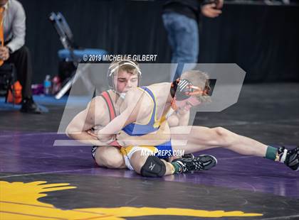 Thumbnail 2 in NYSPHSAA D2 Wrestling Championships (Semifinals 99 - 145 lbs) photogallery.