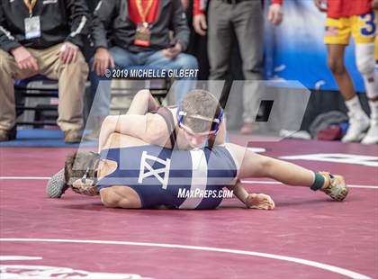 Thumbnail 1 in NYSPHSAA D2 Wrestling Championships (Semifinals 99 - 145 lbs) photogallery.