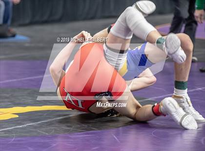 Thumbnail 3 in NYSPHSAA D2 Wrestling Championships (Semifinals 99 - 145 lbs) photogallery.