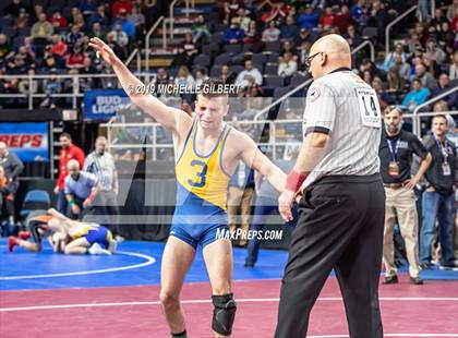 Thumbnail 2 in NYSPHSAA D2 Wrestling Championships (Semifinals 99 - 145 lbs) photogallery.