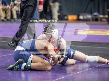 Thumbnail 2 in NYSPHSAA D2 Wrestling Championships (Semifinals 99 - 145 lbs) photogallery.