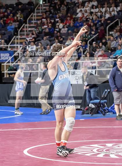 Thumbnail 1 in NYSPHSAA D2 Wrestling Championships (Semifinals 99 - 145 lbs) photogallery.