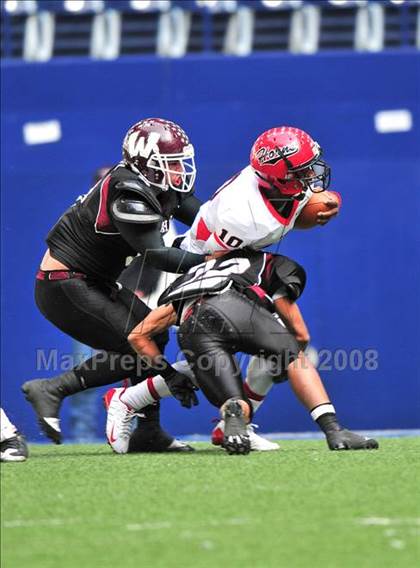 Thumbnail 2 in Cedar Hill vs. Wylie (Class 5A, Division II, Region 1 Quarterfinal) photogallery.