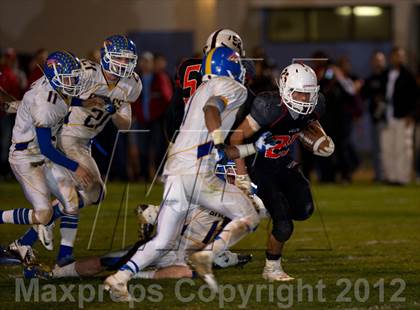 Thumbnail 2 in Wasco vs. Bakersfield Christian (CIF CS D4 Final) photogallery.