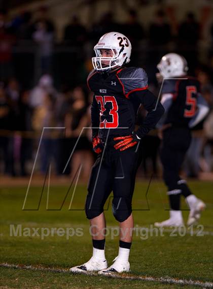 Thumbnail 2 in Wasco vs. Bakersfield Christian (CIF CS D4 Final) photogallery.