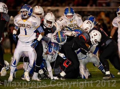 Thumbnail 2 in Wasco vs. Bakersfield Christian (CIF CS D4 Final) photogallery.