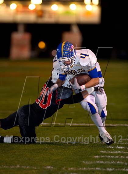 Thumbnail 1 in Wasco vs. Bakersfield Christian (CIF CS D4 Final) photogallery.