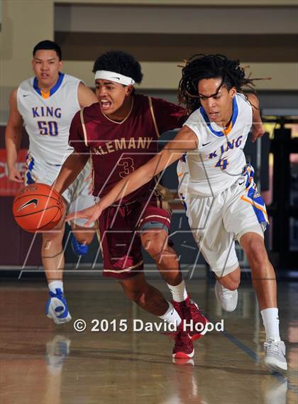 Thumbnail 1 in Alemany vs. King (MaxPreps Holiday Classic) photogallery.