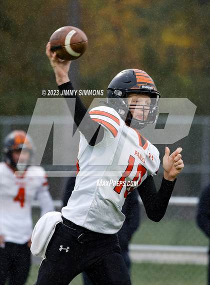 Thumbnail 3 in Paris @ Roxana (IHSA 3A First Round Playoffs) photogallery.