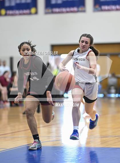 Thumbnail 1 in Muskego vs. Kenosha Bradford (WIAA Division 1 Quarterfinal) photogallery.