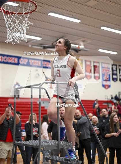 Thumbnail 1 in Muskego vs. Kenosha Bradford (WIAA Division 1 Quarterfinal) photogallery.