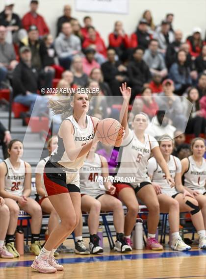Thumbnail 2 in Muskego vs. Kenosha Bradford (WIAA Division 1 Quarterfinal) photogallery.