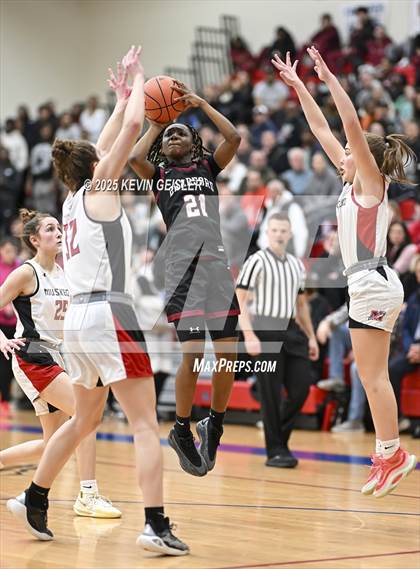 Thumbnail 2 in Muskego vs. Kenosha Bradford (WIAA Division 1 Quarterfinal) photogallery.