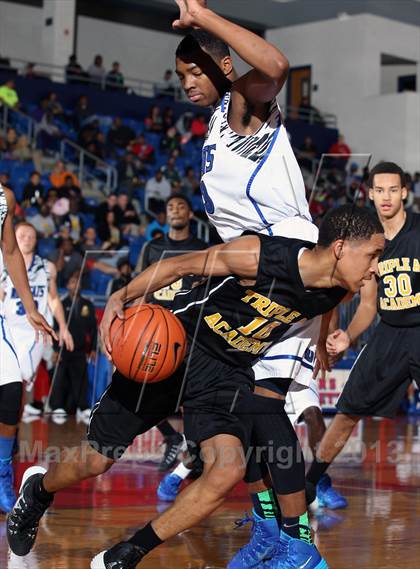 Thumbnail 2 in Triple A Academy vs. Hamilton (Thanksgiving Hoopfest) photogallery.