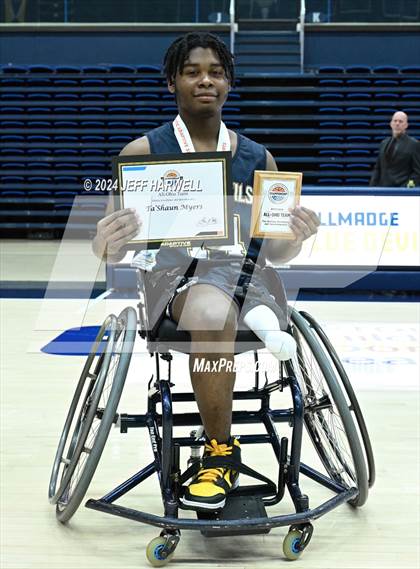Thumbnail 1 in Tallmadge vs. Austintown-Fitch (Ohio Interscholastic Wheelchair Basketball Championship) photogallery.