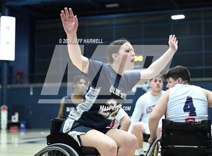 Thumbnail 3 in Tallmadge vs. Austintown-Fitch (Ohio Interscholastic Wheelchair Basketball Championship) photogallery.