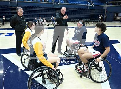 Thumbnail 3 in Tallmadge vs. Austintown-Fitch (Ohio Interscholastic Wheelchair Basketball Championship) photogallery.