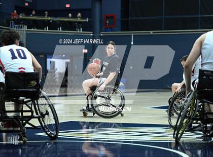 Thumbnail 2 in Tallmadge vs. Austintown-Fitch (Ohio Interscholastic Wheelchair Basketball Championship) photogallery.