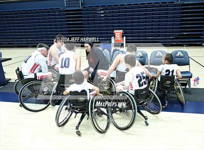 Thumbnail 2 in Tallmadge vs. Austintown-Fitch (Ohio Interscholastic Wheelchair Basketball Championship) photogallery.