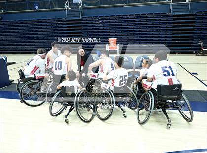 Thumbnail 3 in Tallmadge vs. Austintown-Fitch (Ohio Interscholastic Wheelchair Basketball Championship) photogallery.