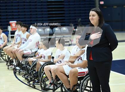 Thumbnail 2 in Tallmadge vs. Austintown-Fitch (Ohio Interscholastic Wheelchair Basketball Championship) photogallery.