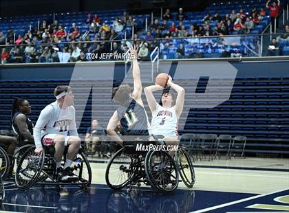 Thumbnail 3 in Tallmadge vs. Austintown-Fitch (Ohio Interscholastic Wheelchair Basketball Championship) photogallery.