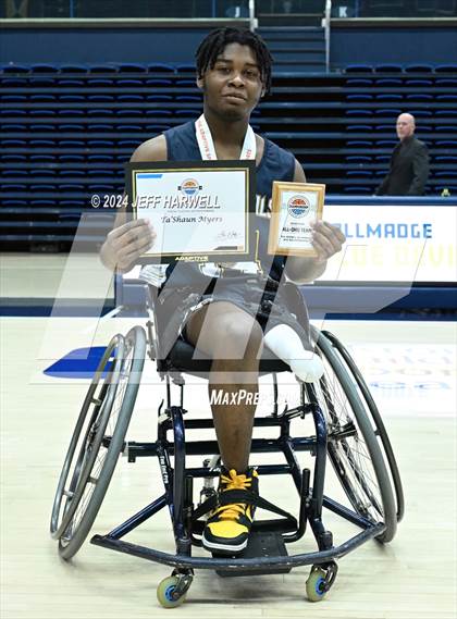 Thumbnail 3 in Tallmadge vs. Austintown-Fitch (Ohio Interscholastic Wheelchair Basketball Championship) photogallery.