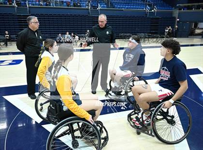 Thumbnail 1 in Tallmadge vs. Austintown-Fitch (Ohio Interscholastic Wheelchair Basketball Championship) photogallery.