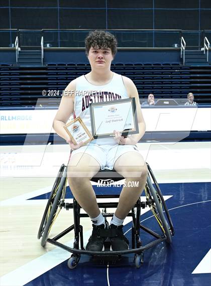 Thumbnail 3 in Tallmadge vs. Austintown-Fitch (Ohio Interscholastic Wheelchair Basketball Championship) photogallery.