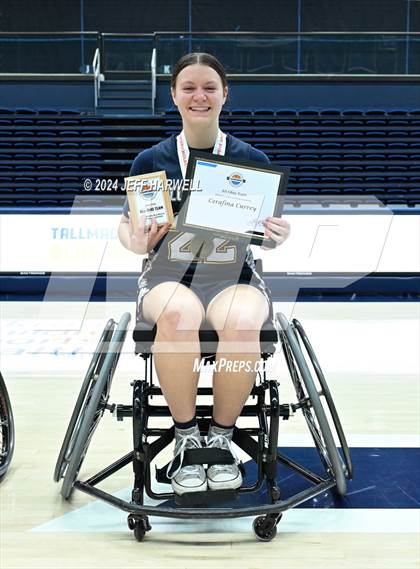Thumbnail 3 in Tallmadge vs. Austintown-Fitch (Ohio Interscholastic Wheelchair Basketball Championship) photogallery.