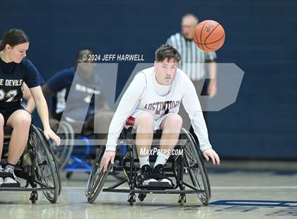 Thumbnail 1 in Tallmadge vs. Austintown-Fitch (Ohio Interscholastic Wheelchair Basketball Championship) photogallery.