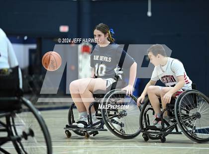 Thumbnail 2 in Tallmadge vs. Austintown-Fitch (Ohio Interscholastic Wheelchair Basketball Championship) photogallery.