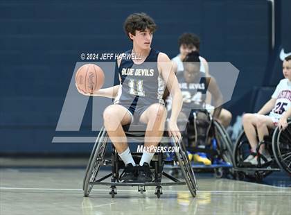 Thumbnail 2 in Tallmadge vs. Austintown-Fitch (Ohio Interscholastic Wheelchair Basketball Championship) photogallery.