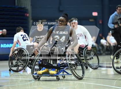 Thumbnail 1 in Tallmadge vs. Austintown-Fitch (Ohio Interscholastic Wheelchair Basketball Championship) photogallery.